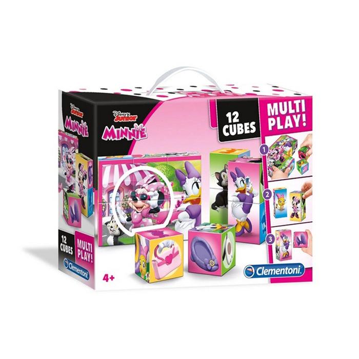 NHE Group CLEMENTONI MULTI PLAY CUBES DISNEY MINNIE HAPPY HELPERS 12PCS