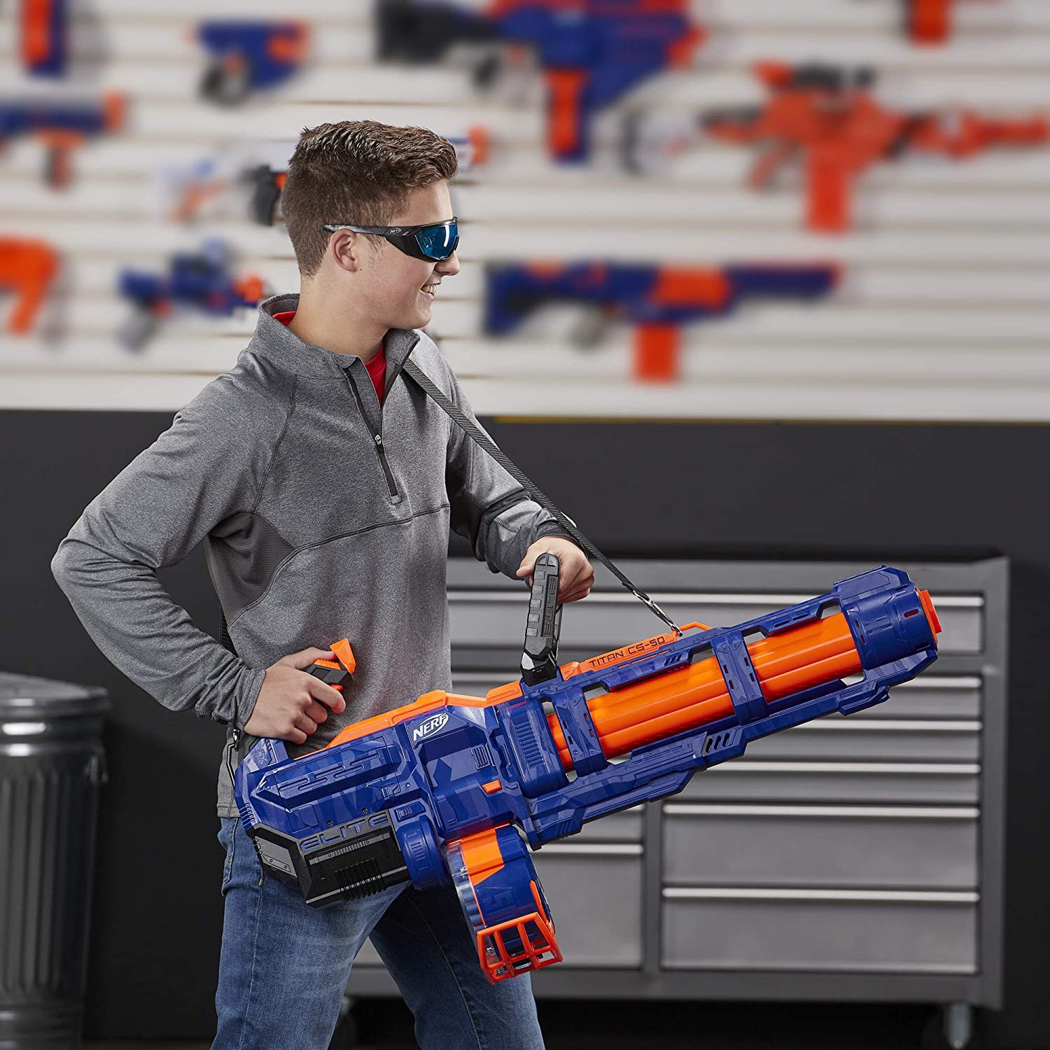 REVIEW] Nerf MINIGUN! - Nerf Titan CS-50 