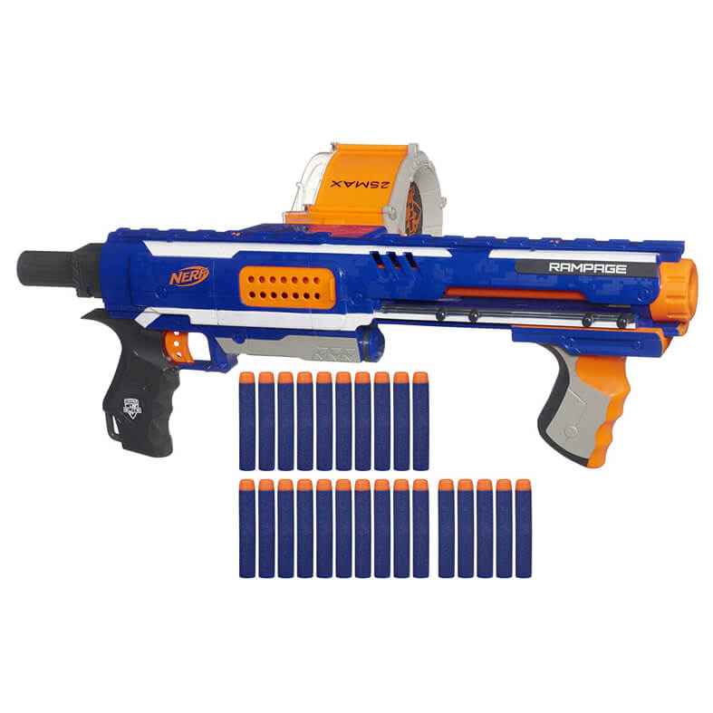 Nerf Elite Junior Flyer Foam Kids Toy Blaster with 5 Darts 