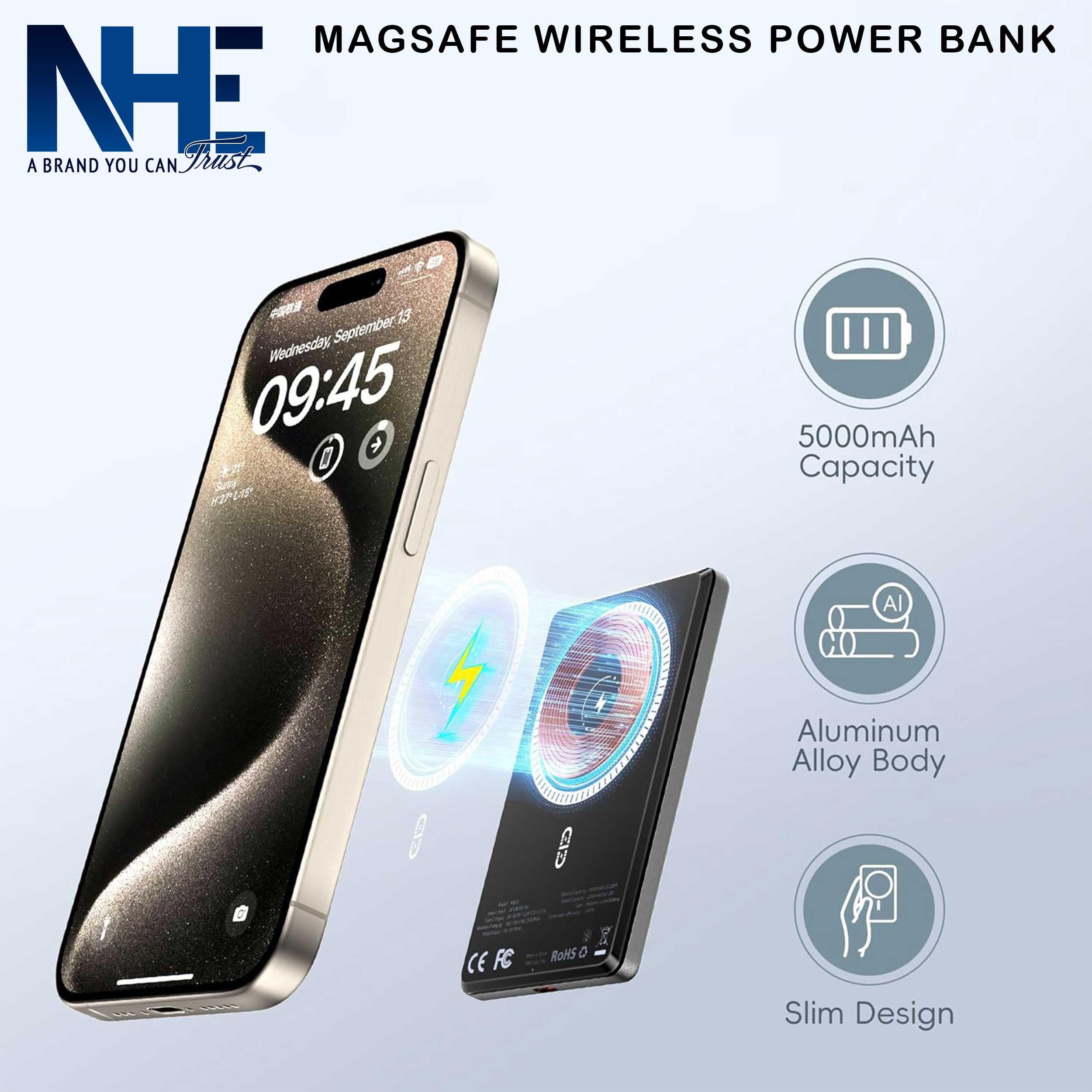MagSafe Wireless Power Bank 15W 5000mAh WP-30