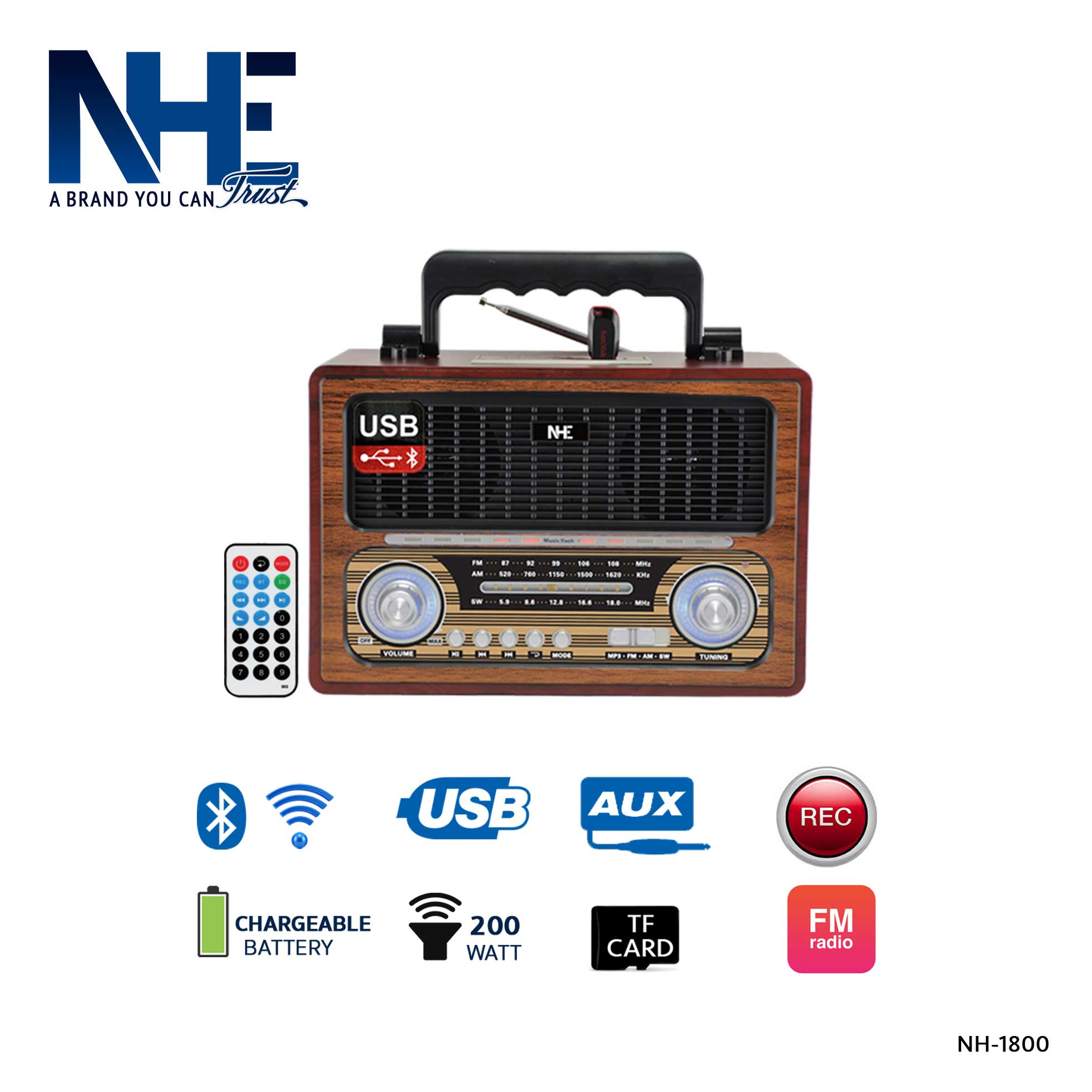 NHE USB Speaker NH-1800