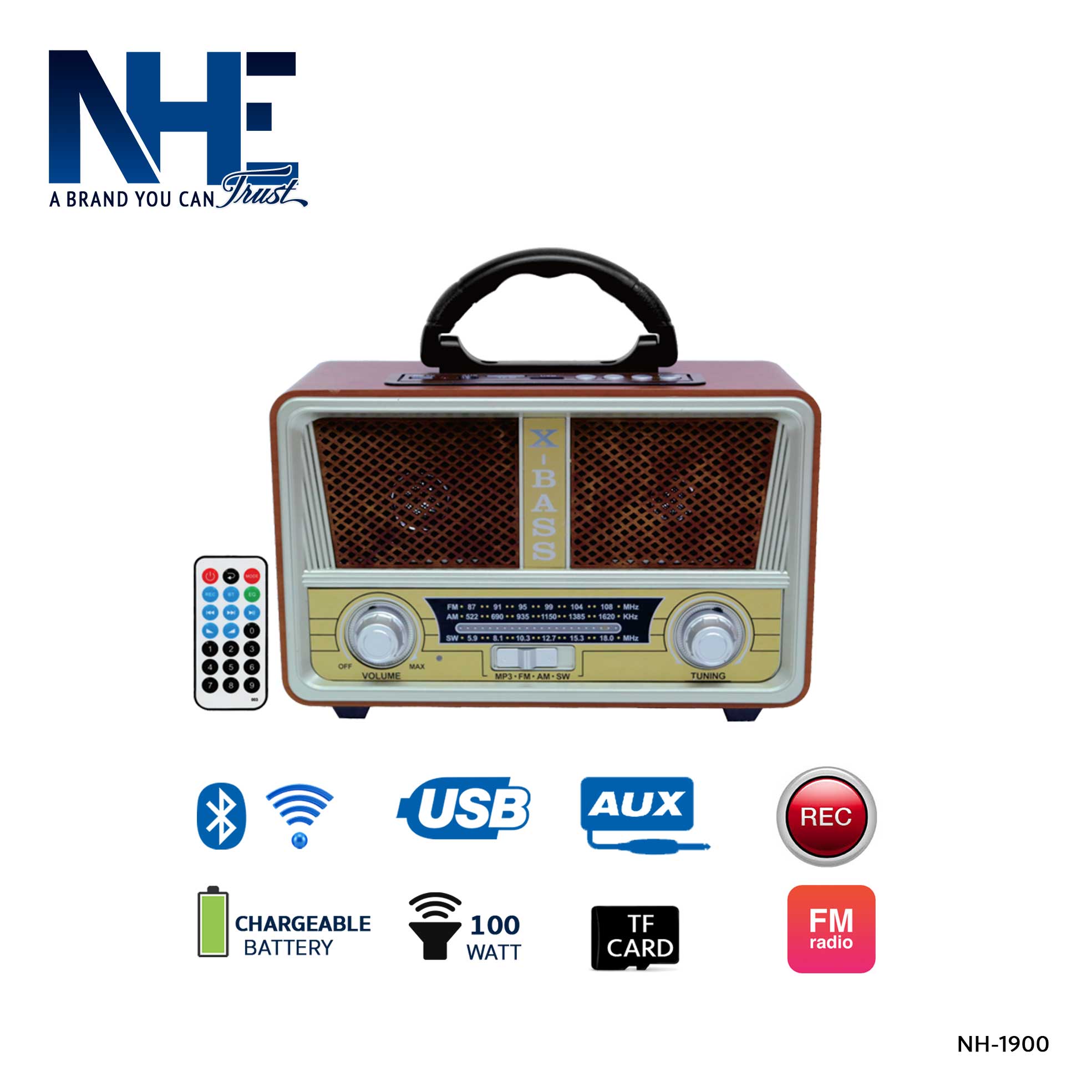 NHE USB Speaker NH-1900M