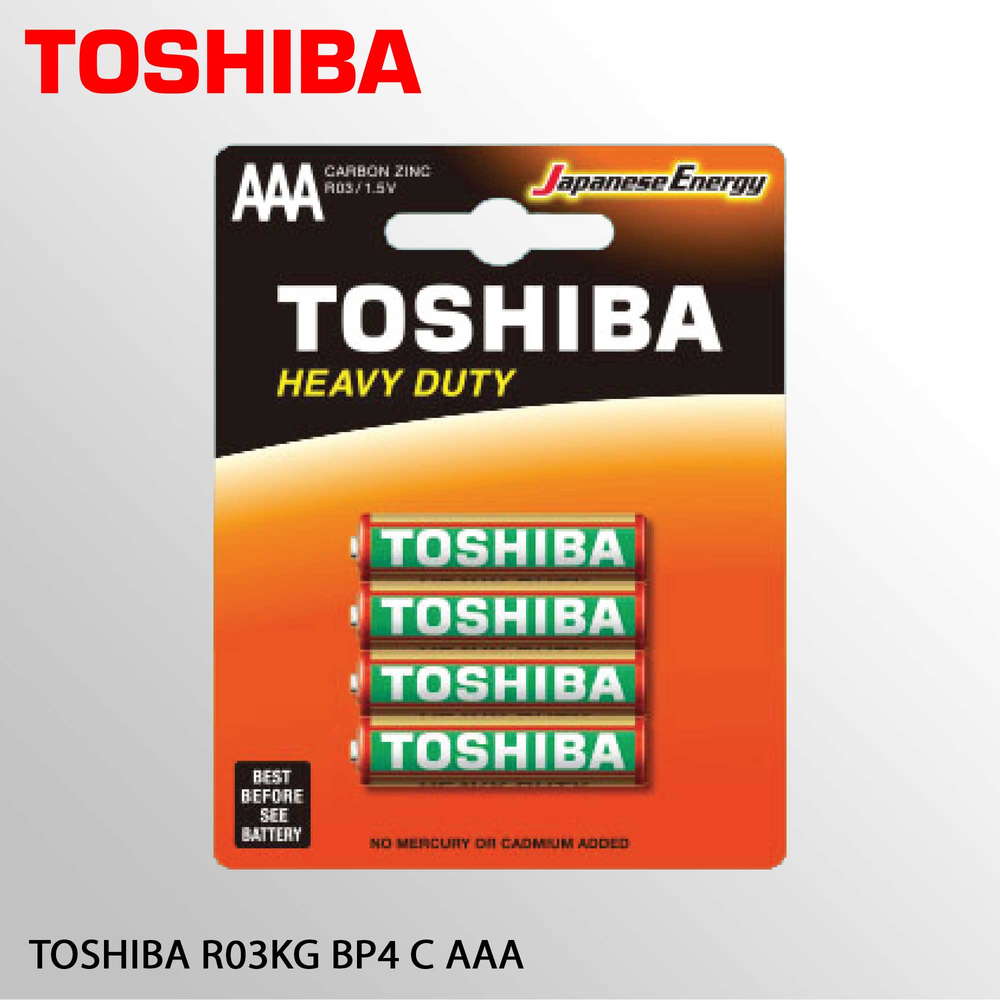 TOSHIBA R03KG BP4 C AAA