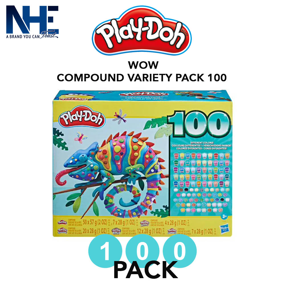NHE Group | PlayDoh WOW 100 COMPOUND VARIETY PACK