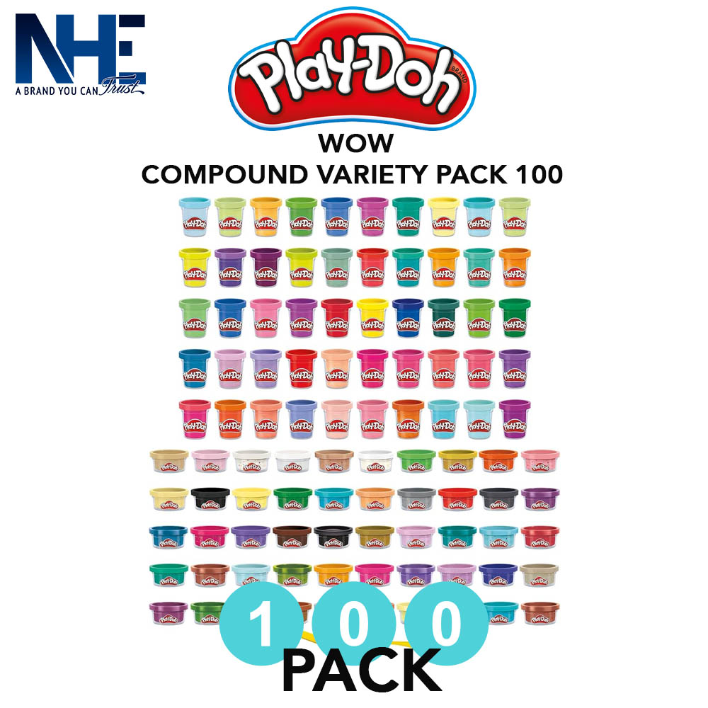 NHE Group | PlayDoh WOW 100 COMPOUND VARIETY PACK