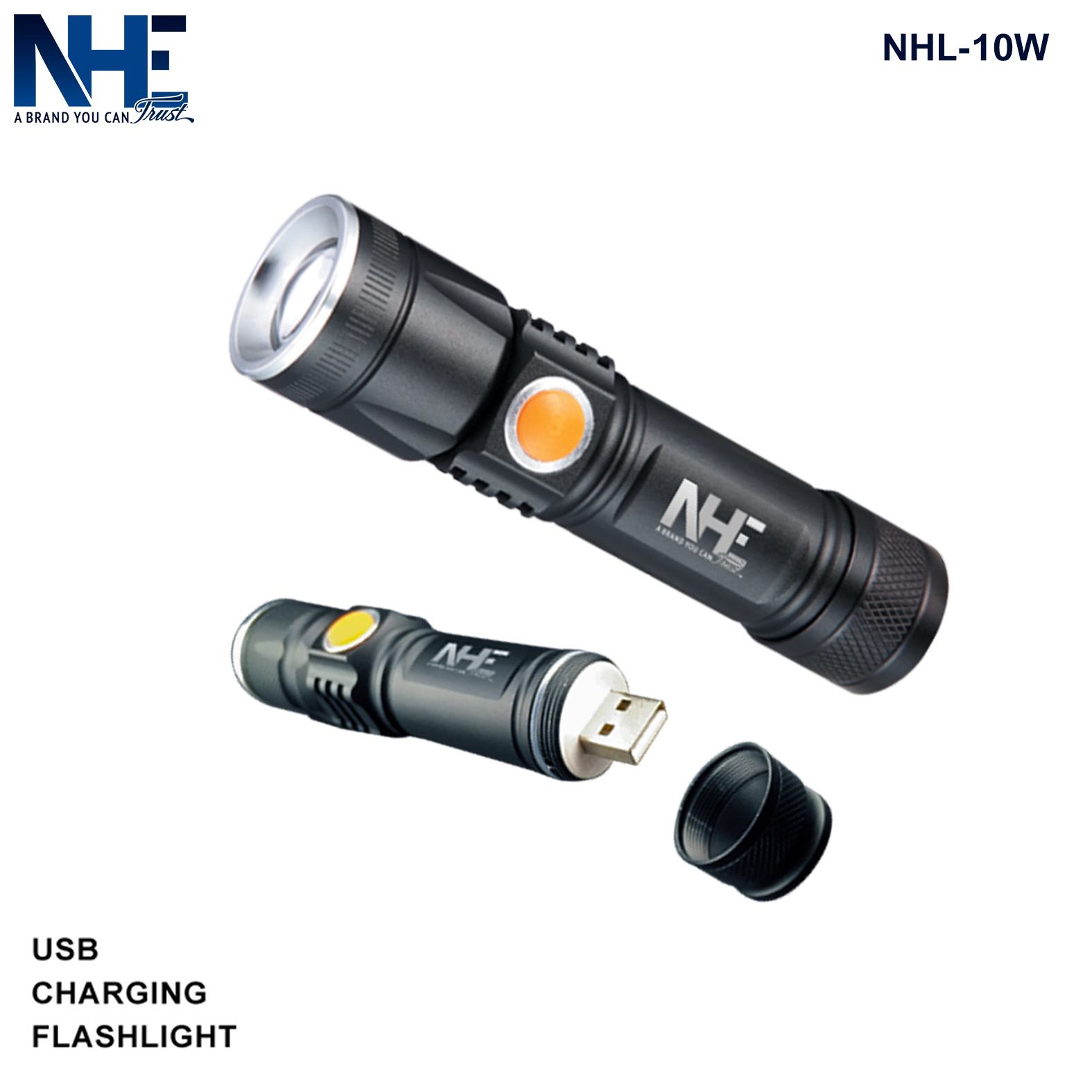 NHE USB Charging Flashlight NHL-10W