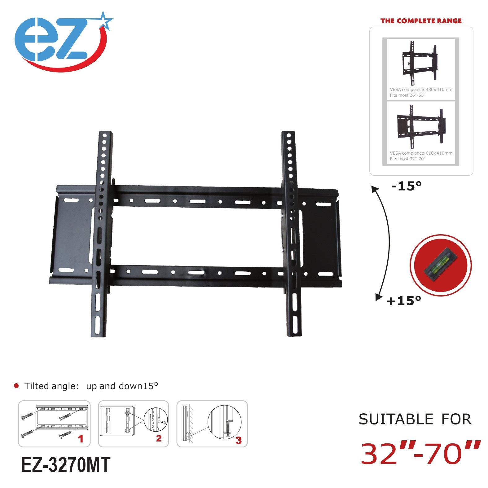 EZ Wall Bracket EZ-3270MT 32" - 70"