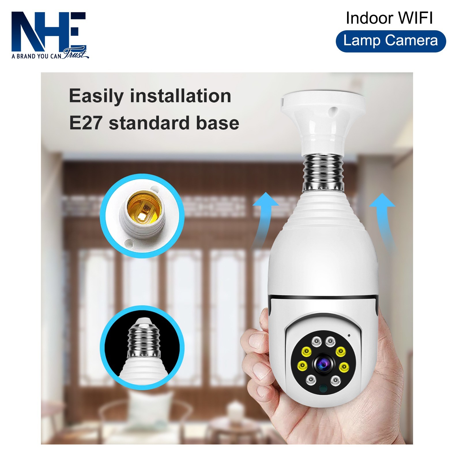 NHE Indoor WIFI Lamp Camera