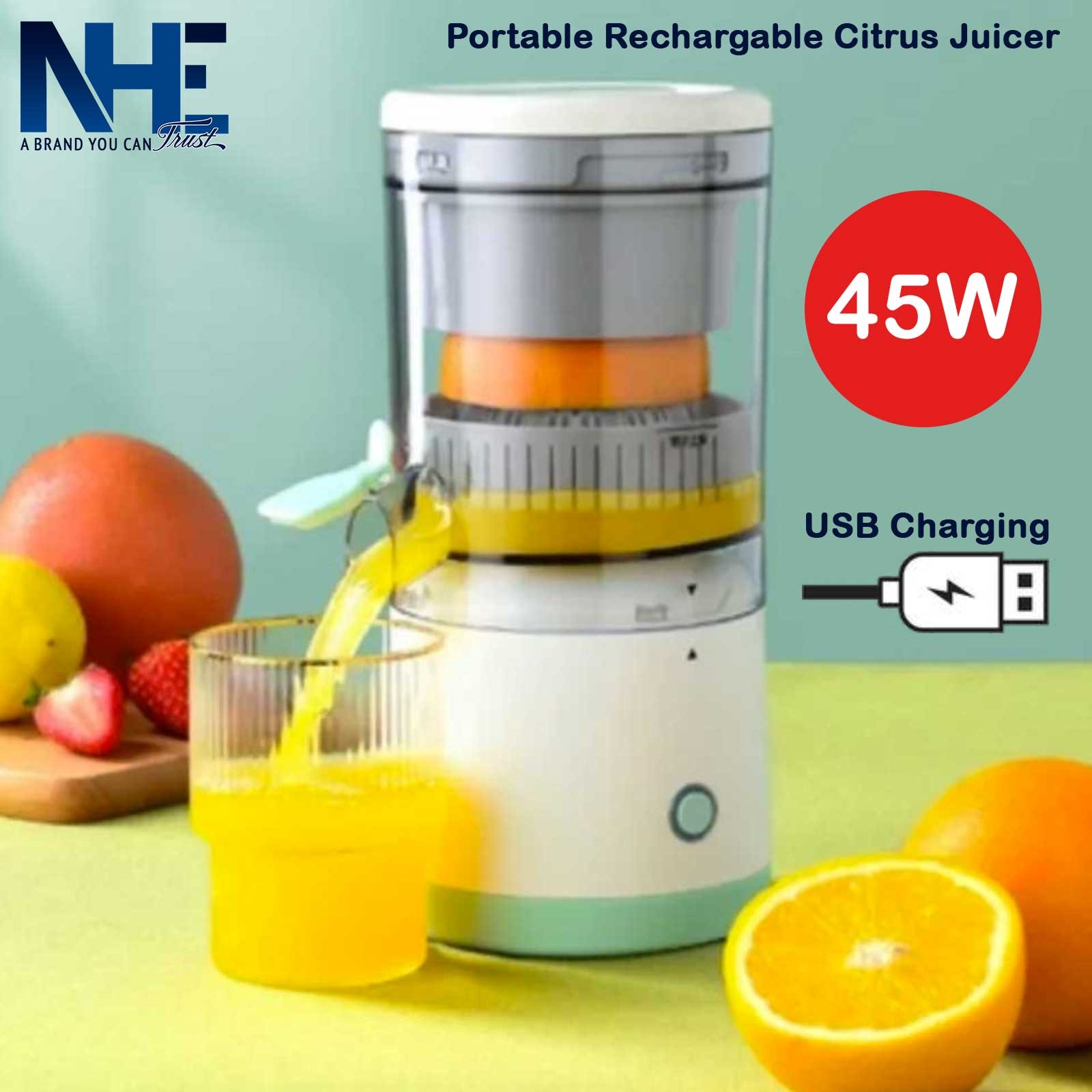 Portable Rechargeable Citrus Juicer Model: MDC1