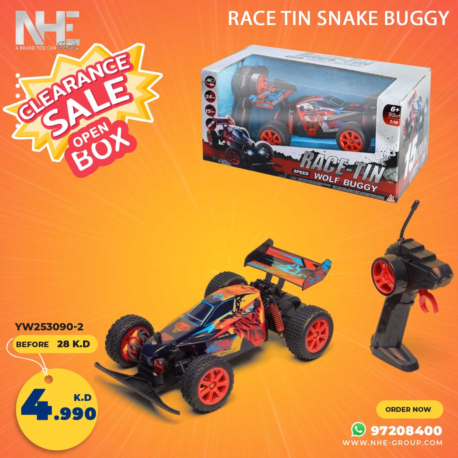 NHE Group | RACE TIN SNAKE BUGGY