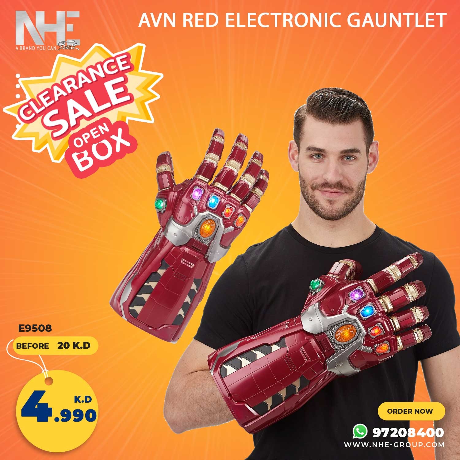 NHE Group | AVN RED ELECTRONIC GAUNTLET
