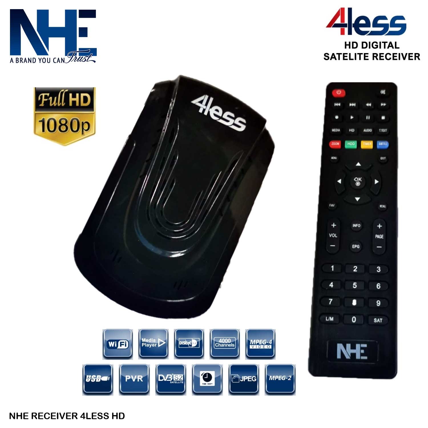 NHE Receiver 4LESS HD