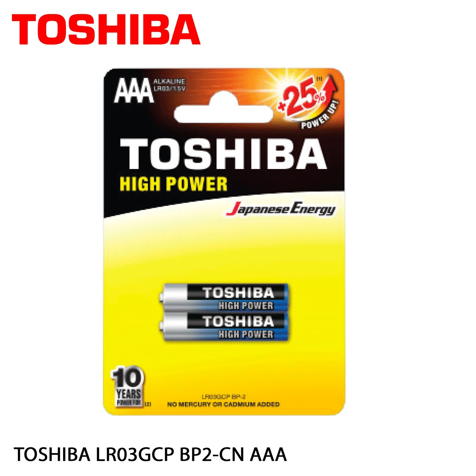 TOSHIBA LR03GCP BP-2CN AAA