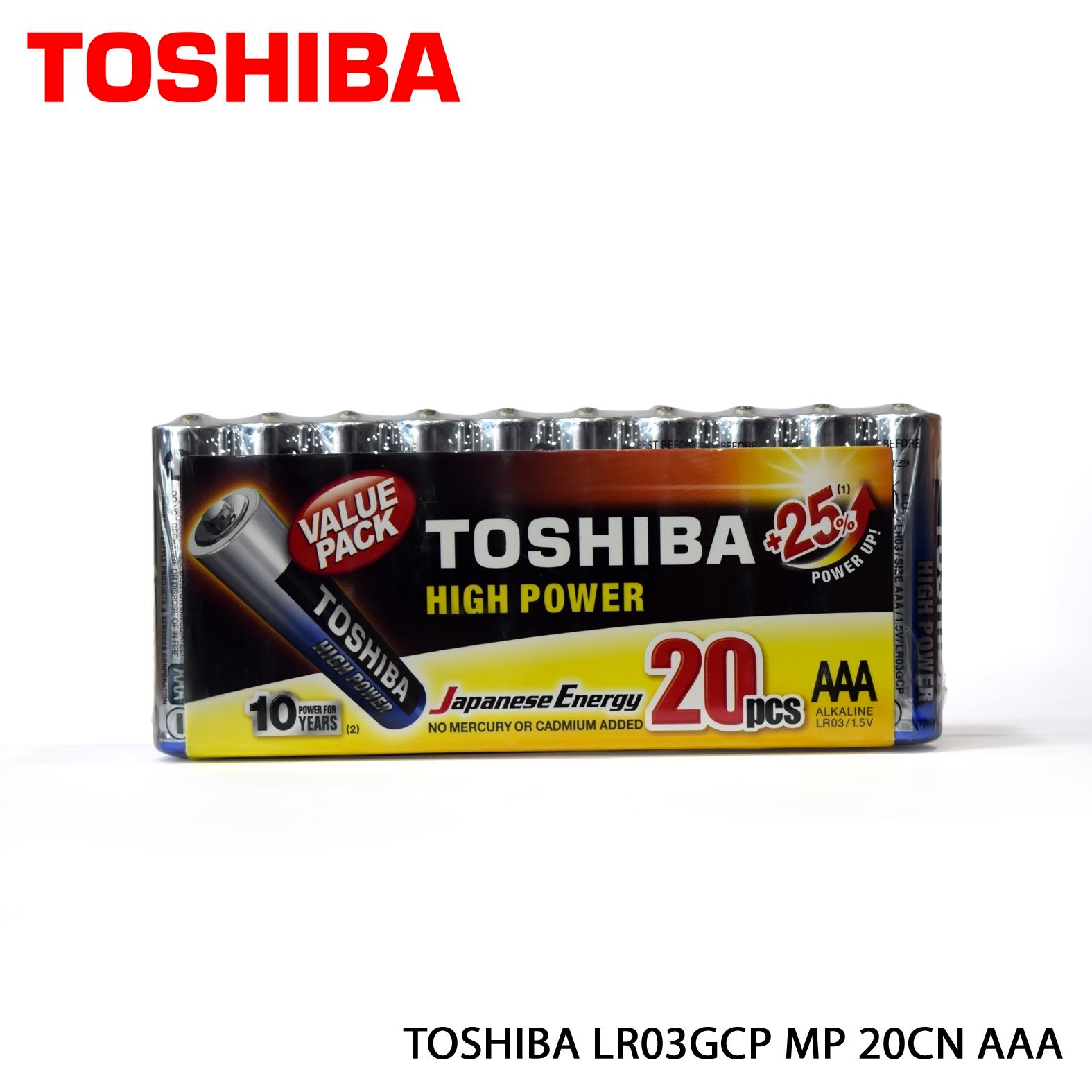 TOSHIBA LR03GCP MP 20CN AAA