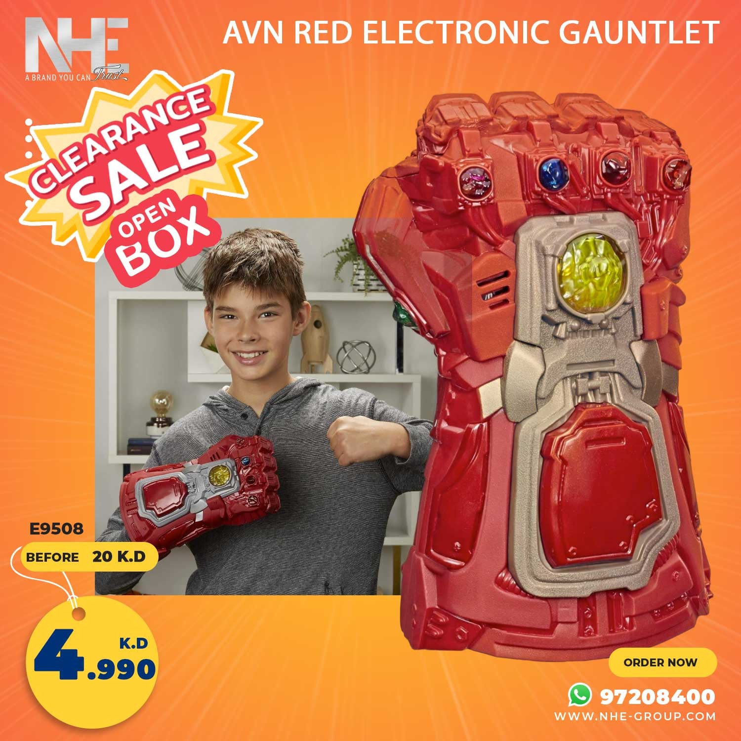 NHE Group | AVN RED ELECTRONIC GAUNTLET 01