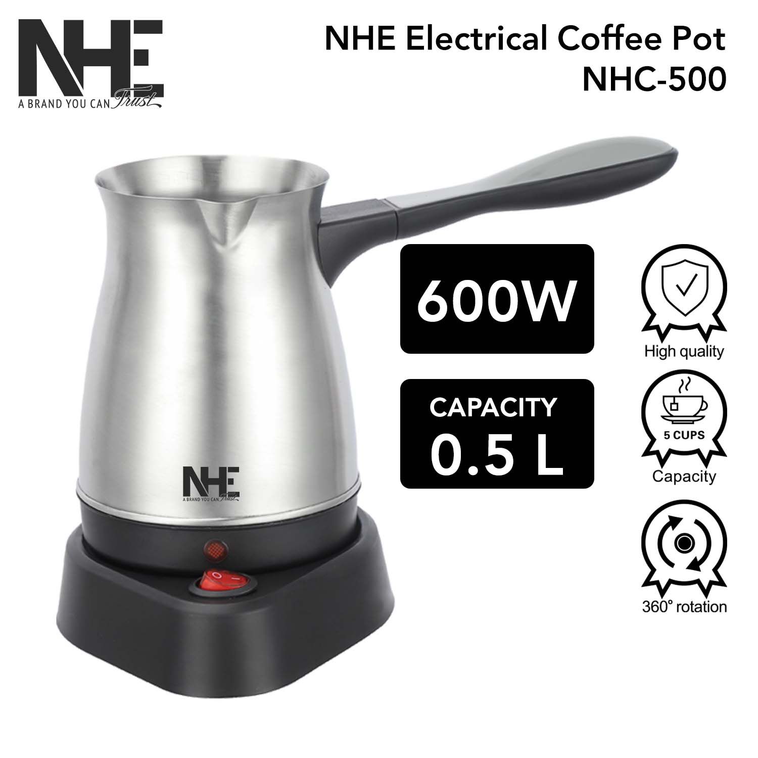 Nhe NHE Group | Electric Coffee Pot - 500W